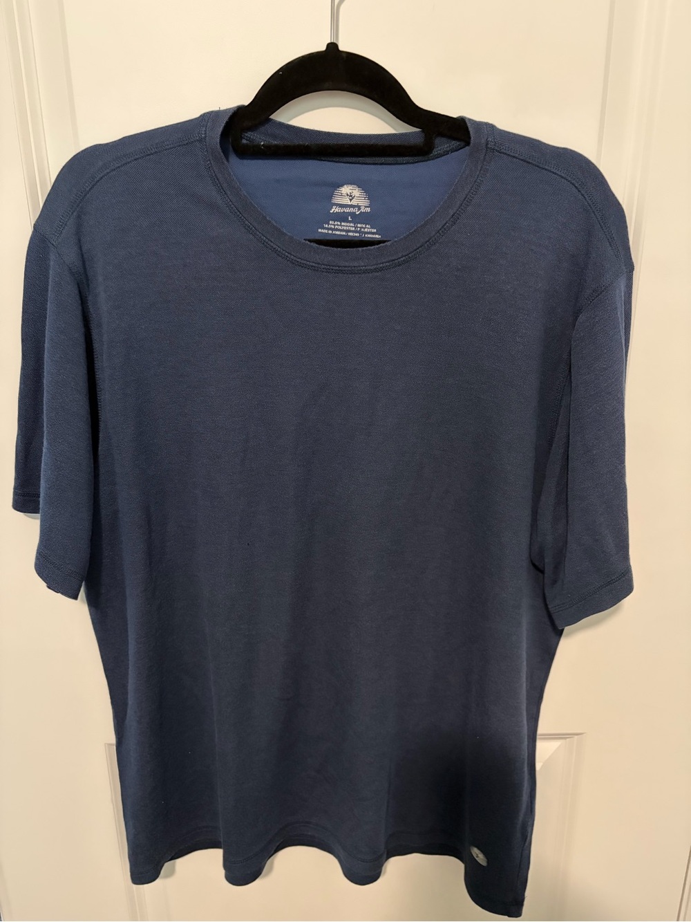 Havana Jim Men's Short Sleeve Crewneck Tee in Navy